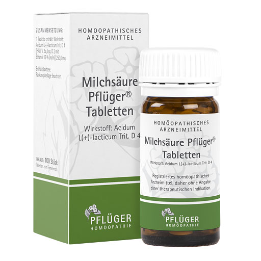 MILCHSÄURE Pflüger Tabletten