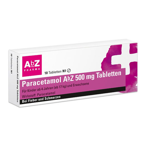PARACETAMOL AbZ 500 mg Tabletten