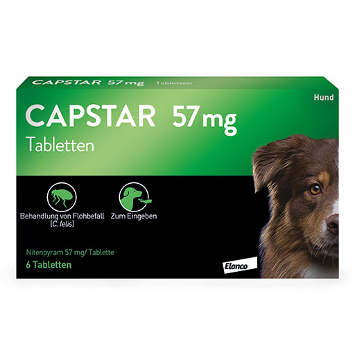 CAPSTAR 57 mg Tabletten f.große Hunde