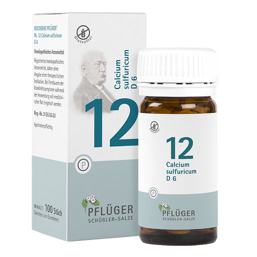 BIOCHEMIE Pflüger 12 Calcium sulfuricum D 6 Tabl.