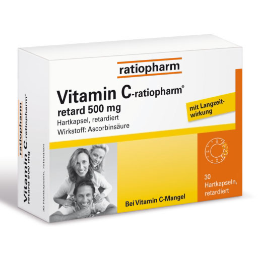 VITAMIN C-RATIOPHARM retard 500 mg Kapseln