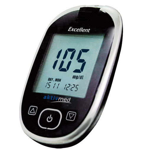 GLUCOCHECK Excellent Blutzuckermessger.Set mmol/l