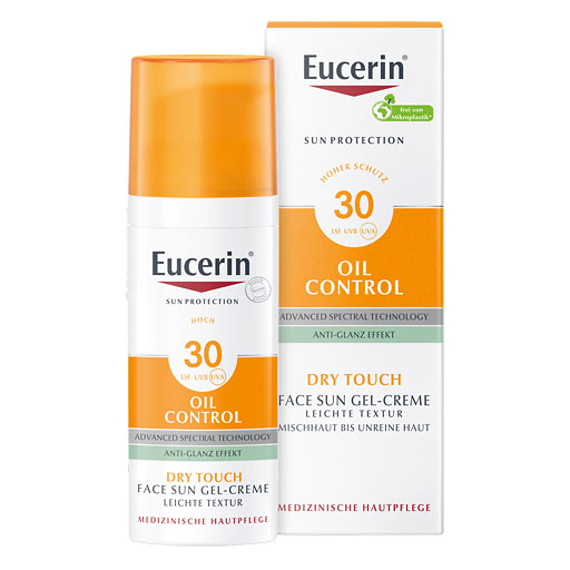 EUCERIN Sun Gel-Creme Oil Contr.Anti-Gl.Eff.LSF 30