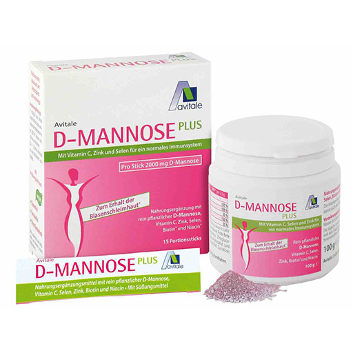 D-MANNOSE SPARSET 15xSticks+100 g Pulver