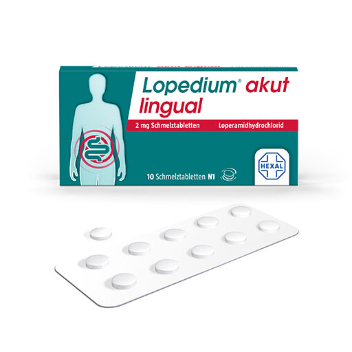 LOPEDIUM akut lingual 2 mg Schmelztabletten