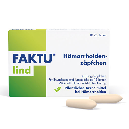 FAKTU lind Hämorrhoidenzäpfchen