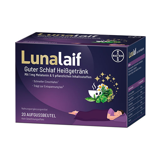 LUNALAIF Guter Schlaf Heißgetränk Beutel