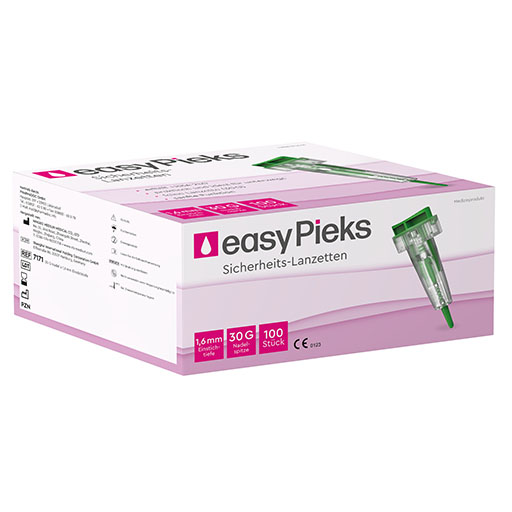 EASYPIEKS Sicherheits-Lanzetten 30 G