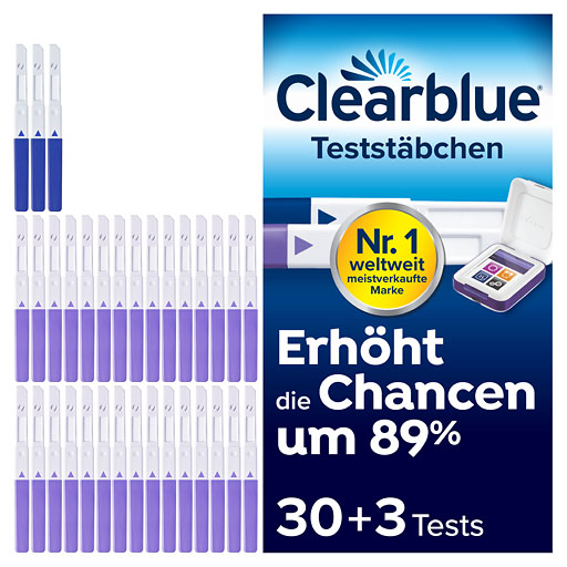 CLEARBLUE Fertilitätsmonitor Teststäbchen 30+3