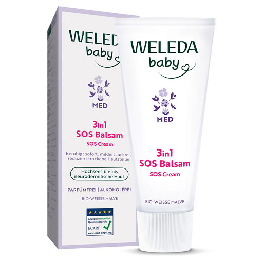 WELEDA 3in1 SOS Balsam weiße Malve