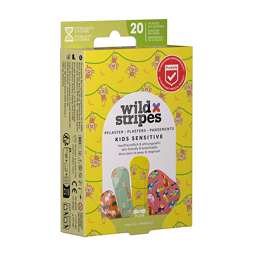 WILD STRIPES Pflaster Kids sensitiv Jungle Vibe