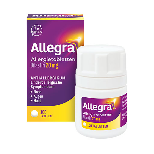ALLEGRA Allergietabletten 20 mg Tabletten Dose