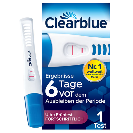 CLEARBLUE Schwangerschaftst.6 Tage vor 2 Hormone
